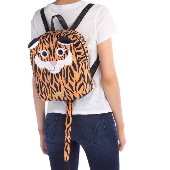 Betsey Johnson Bags Betsey Johnson Spike Mediumsized Tiger Backpack